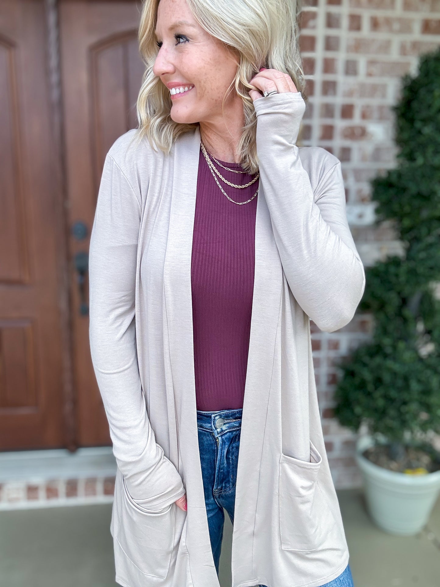 Saylor Slouchy Pocket Cardigan