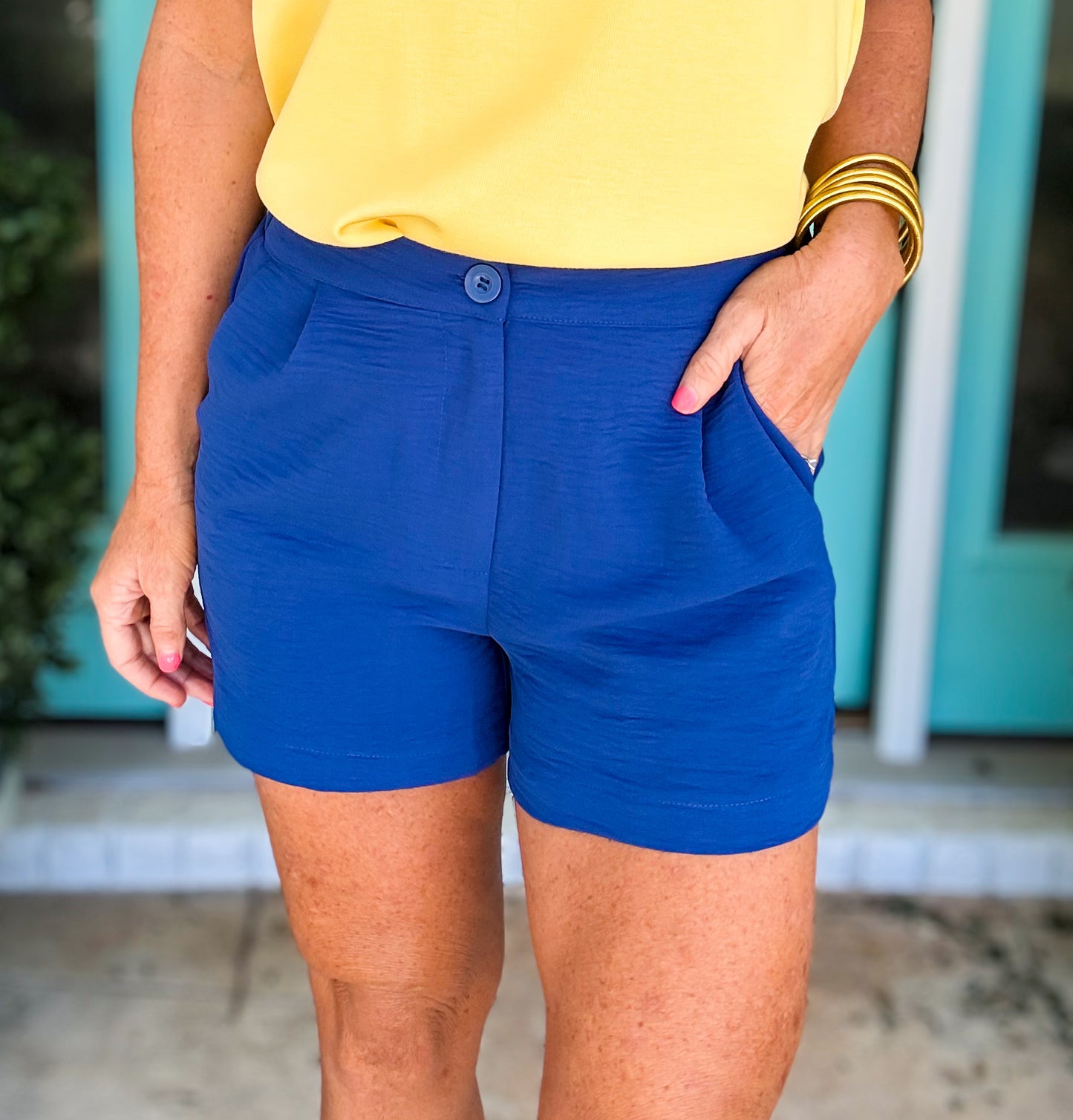 Woven Airflow Trouser Shorts *elastic back!*