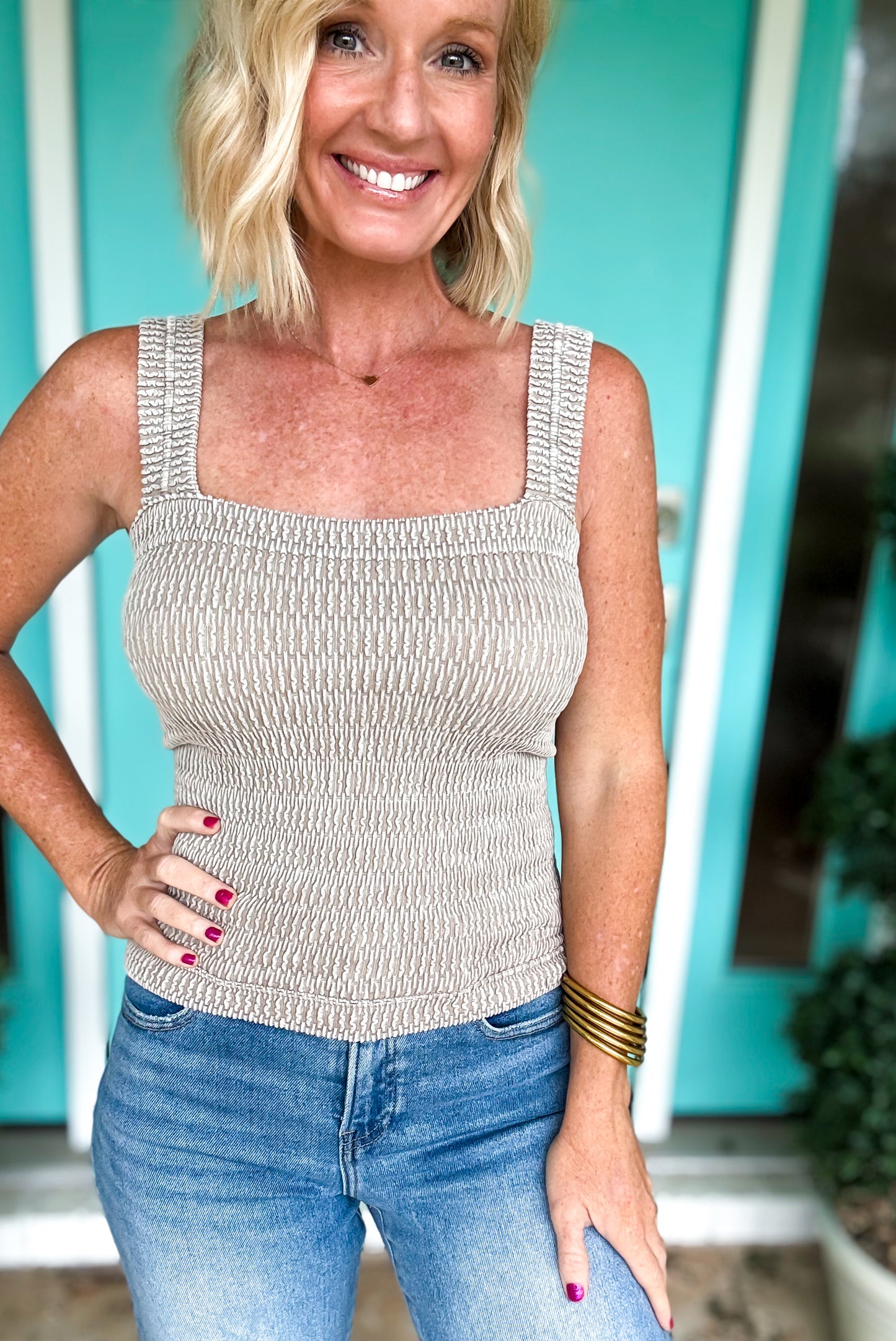 Stonewashed Soul Layering Tank