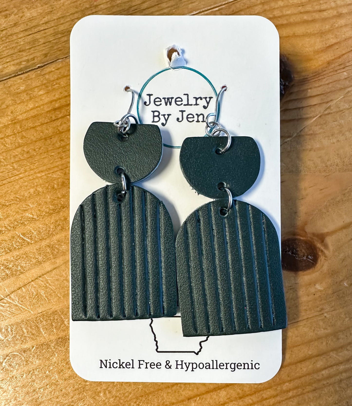 Embossed Arch Earrings