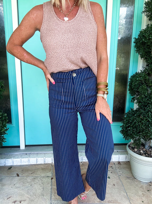 City Line Striped Pant