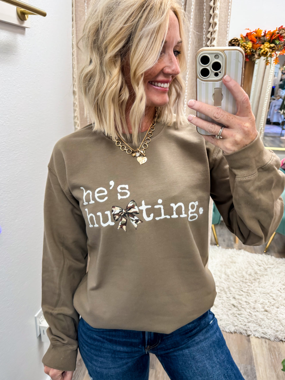 He’s Hunting Tee/Sweatshirt