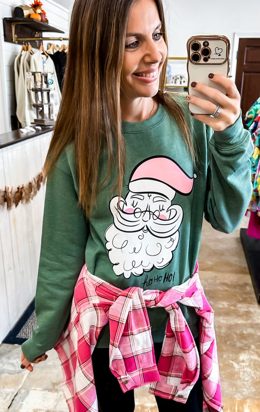 Vintage Santa Graphic Sweatshirt