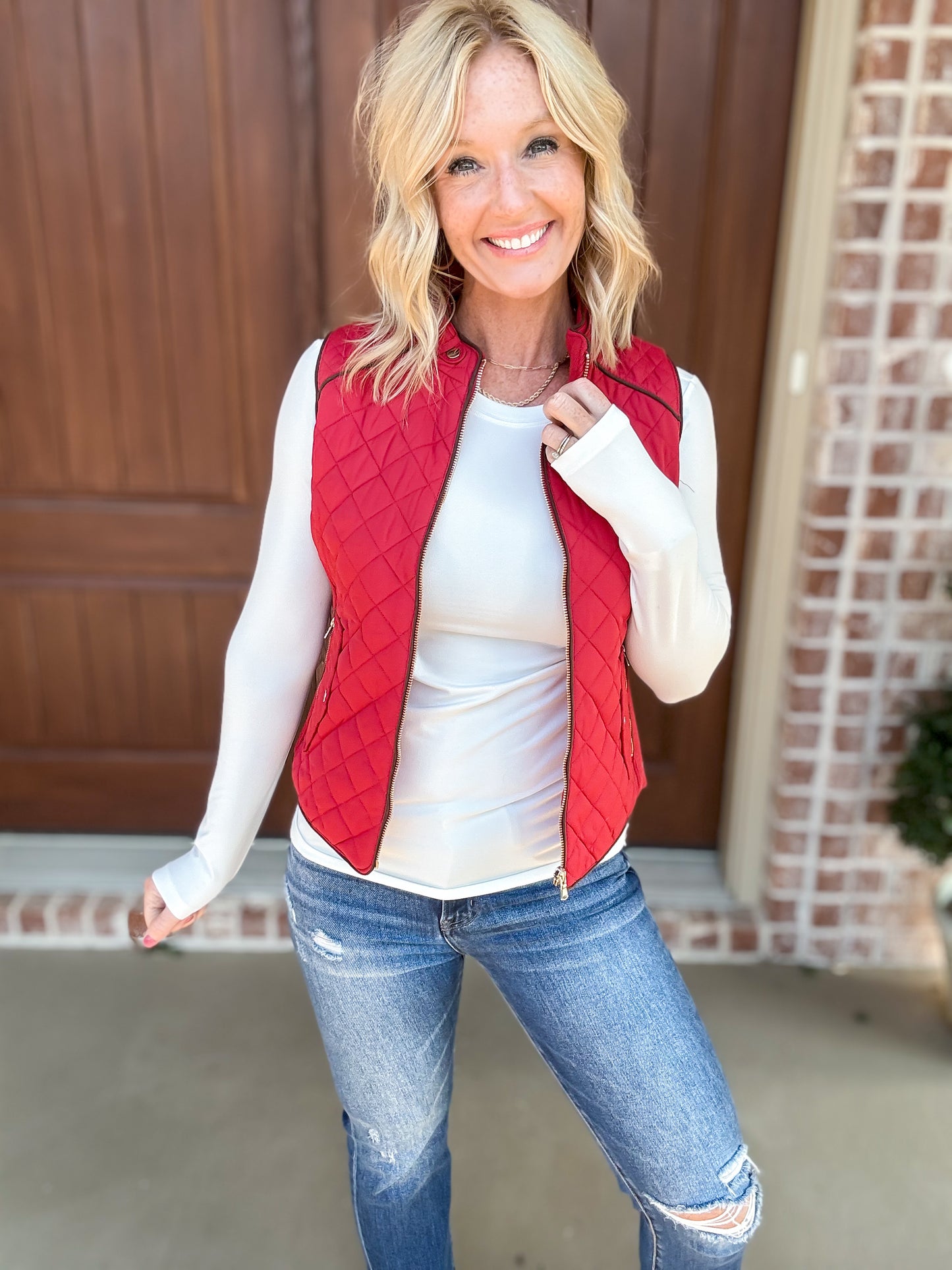 The Susan Quilted Vest