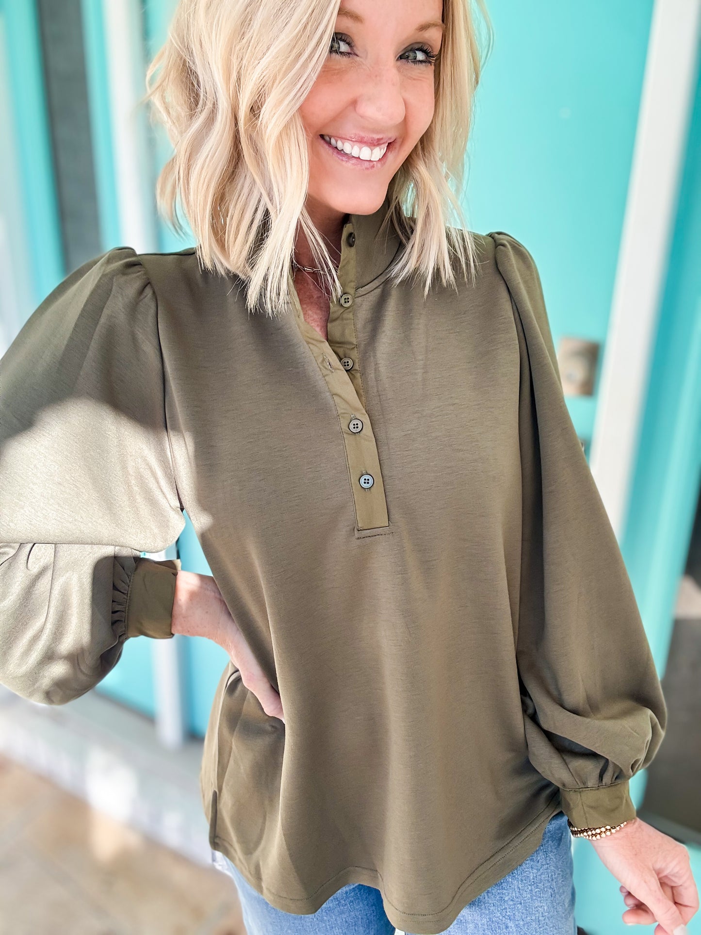 Mock Elegance Scuba Top