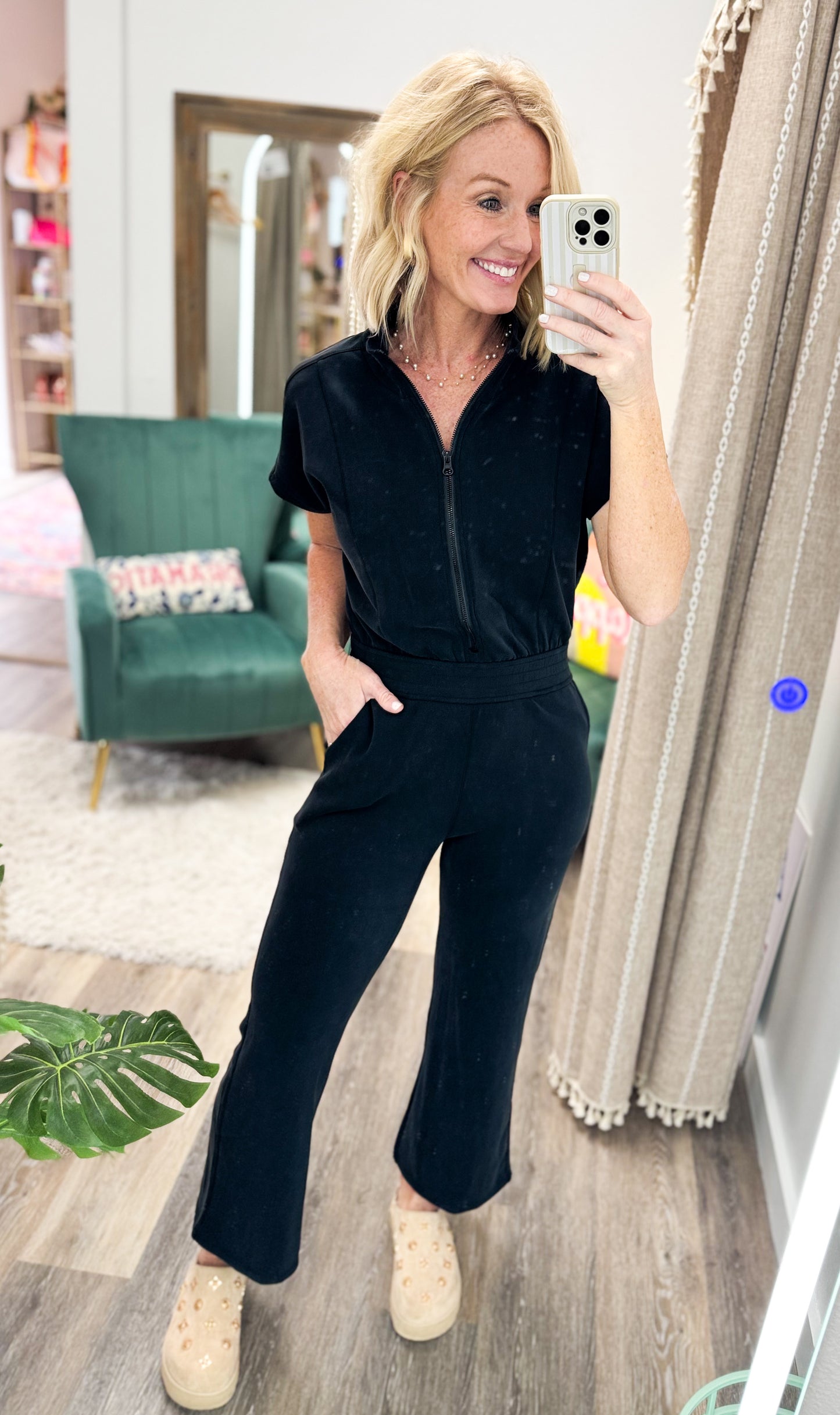 Effortless Icon Modal Jumpsuit