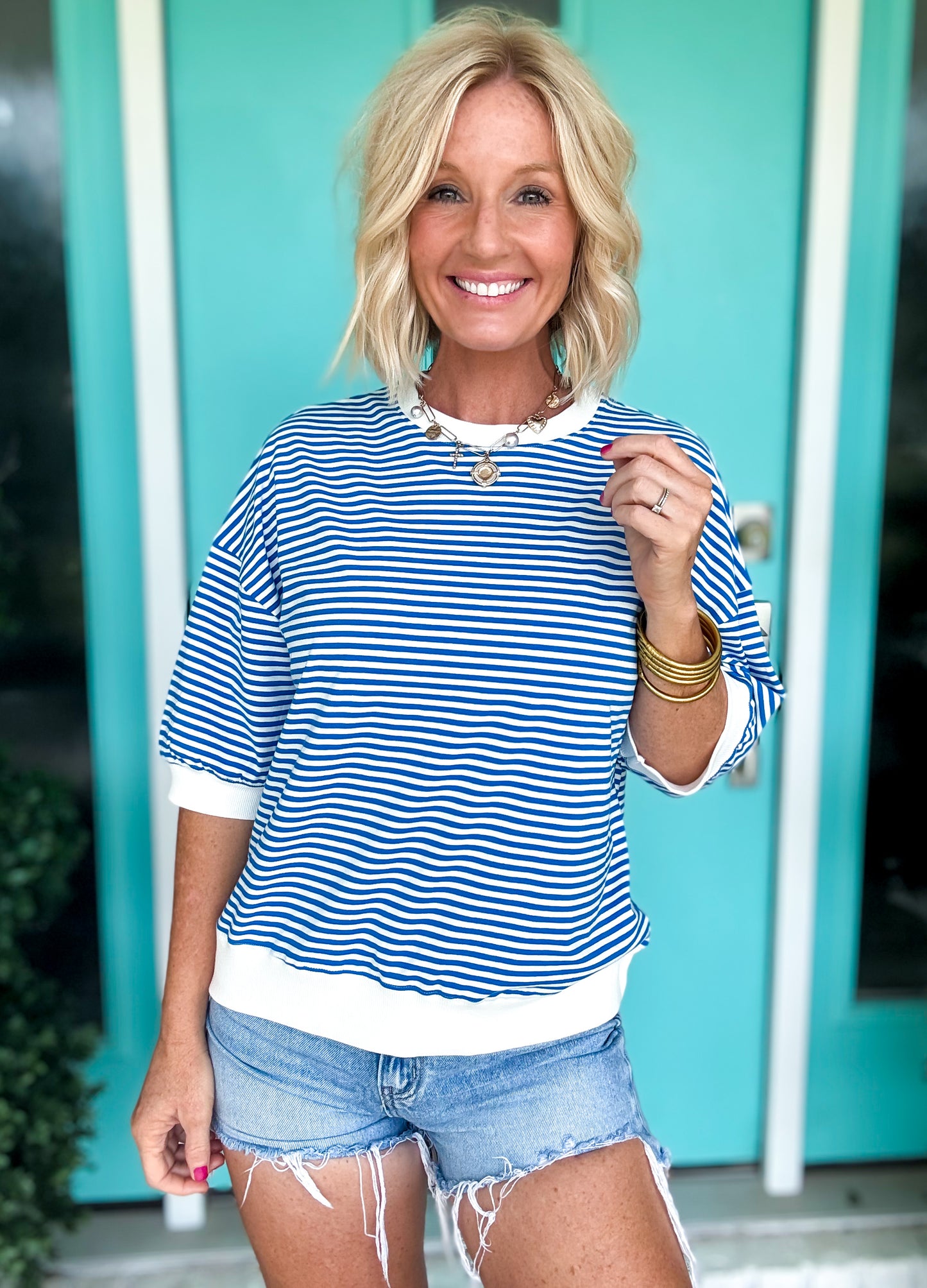 Sweet Sailor Striped Top