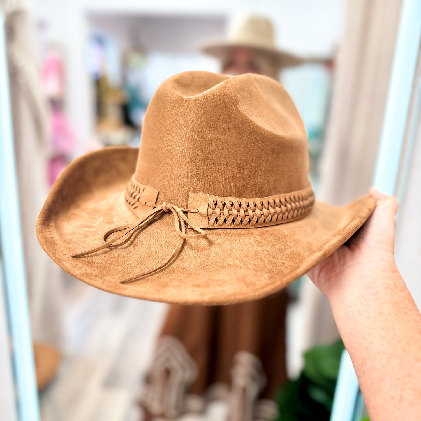 Braided Band Cowgirl Hat