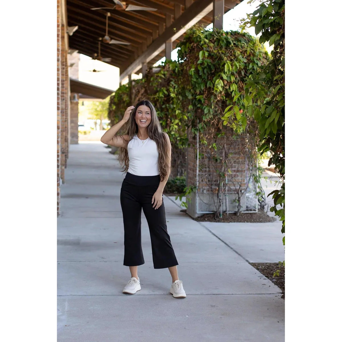 The Gabriella Gaucho Cropped Flare *Comfort Collection*