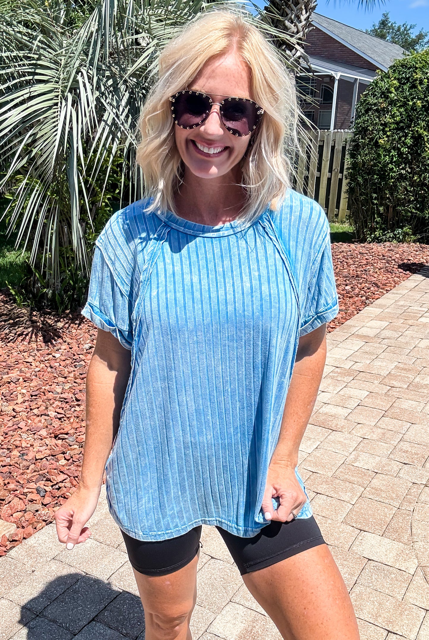 Oh So Soft & Comfy Top -- Blue