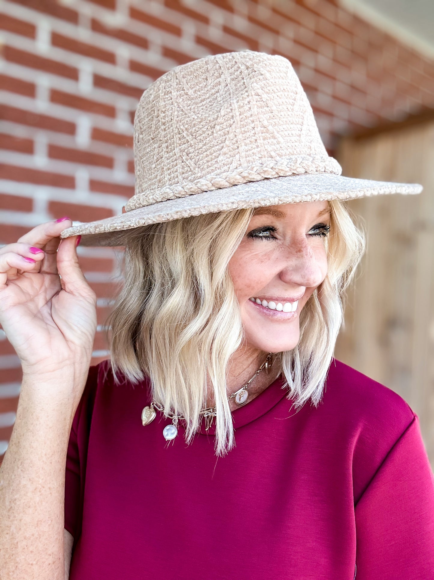 Chenille Pattern Fedora