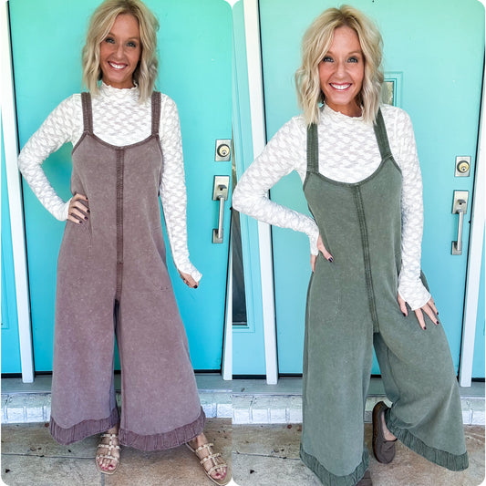 Mineral Muse Ankle Detail Jumpsuit