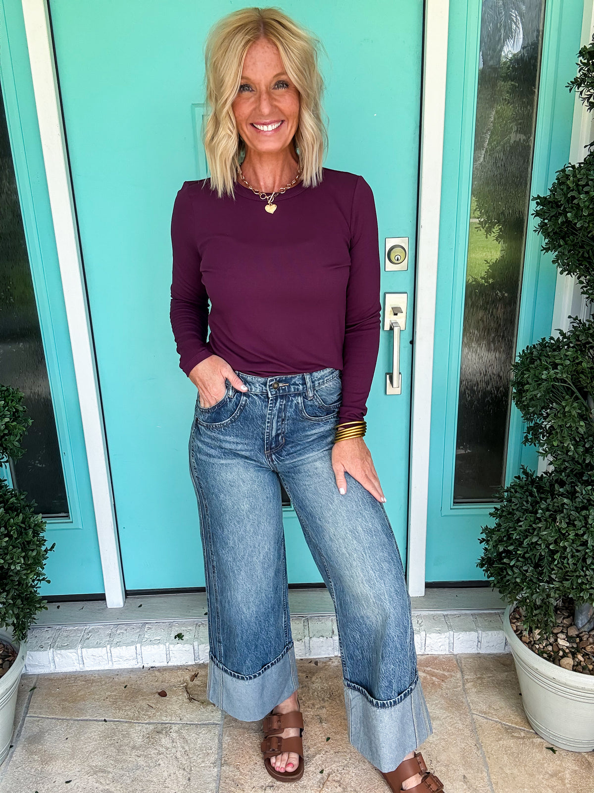 Everyday Basic Crew Neck LS Top