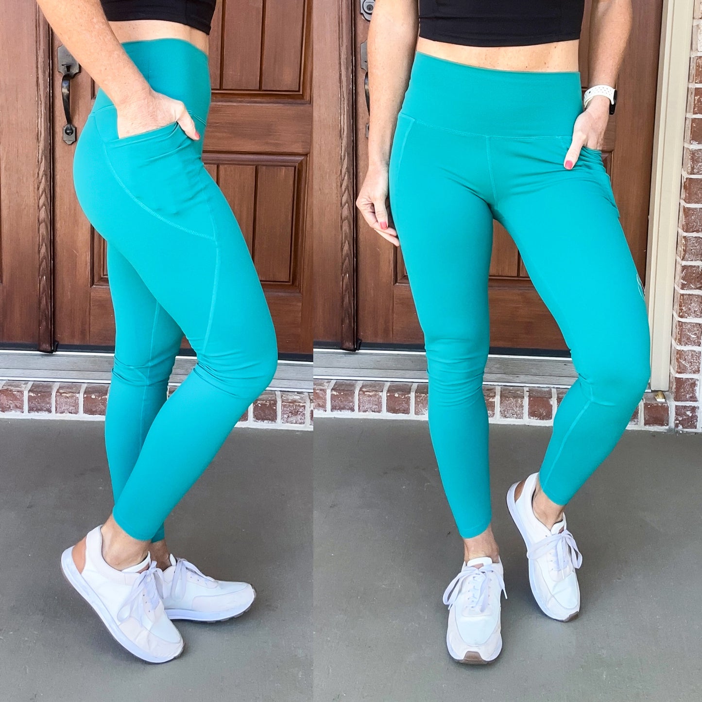 Classic Spring Leggings w/Pockets -- Mono B