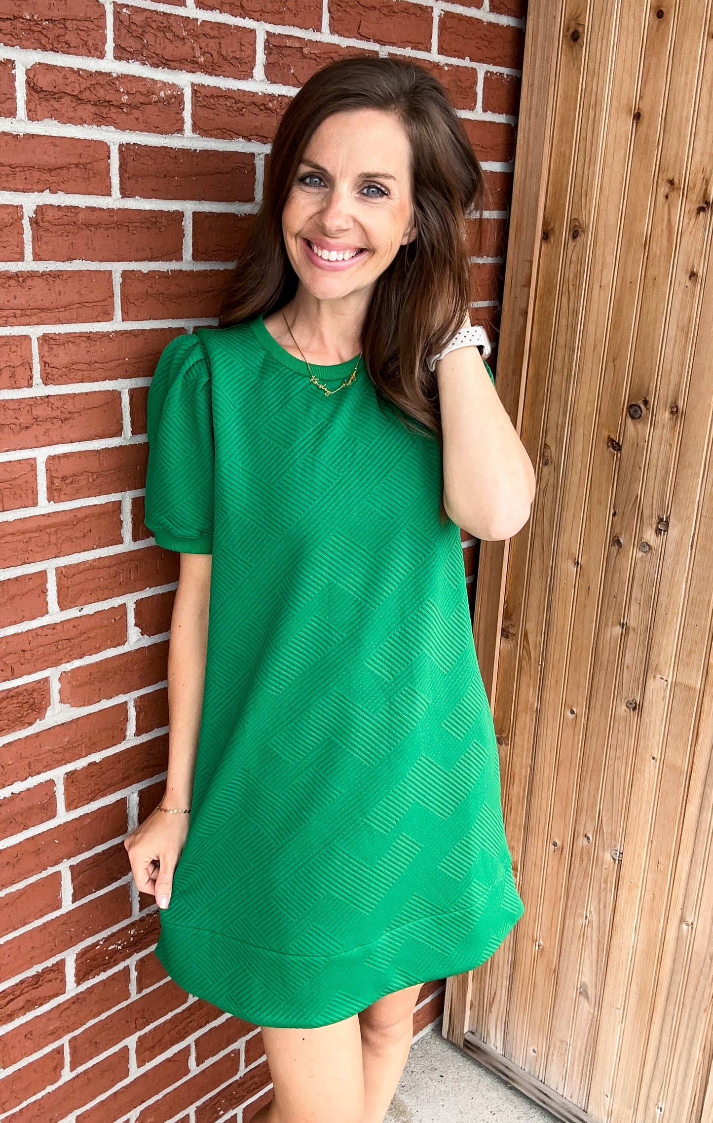 Tinsley Textured Dress w/ Pockets