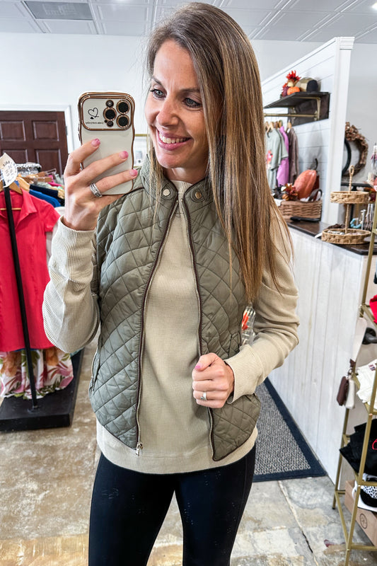 The Susan Quilted Vest