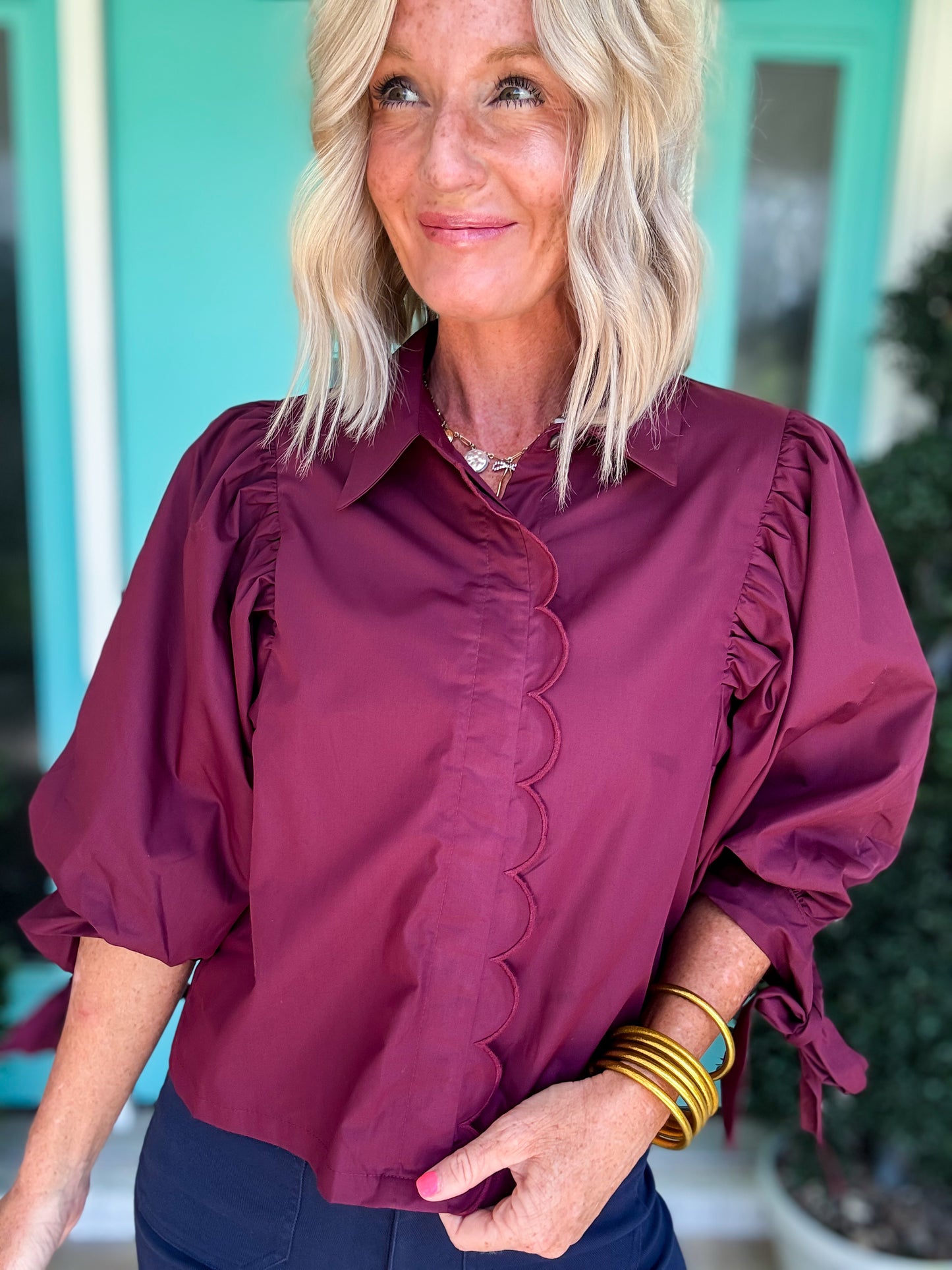 Scallop Season Blouse