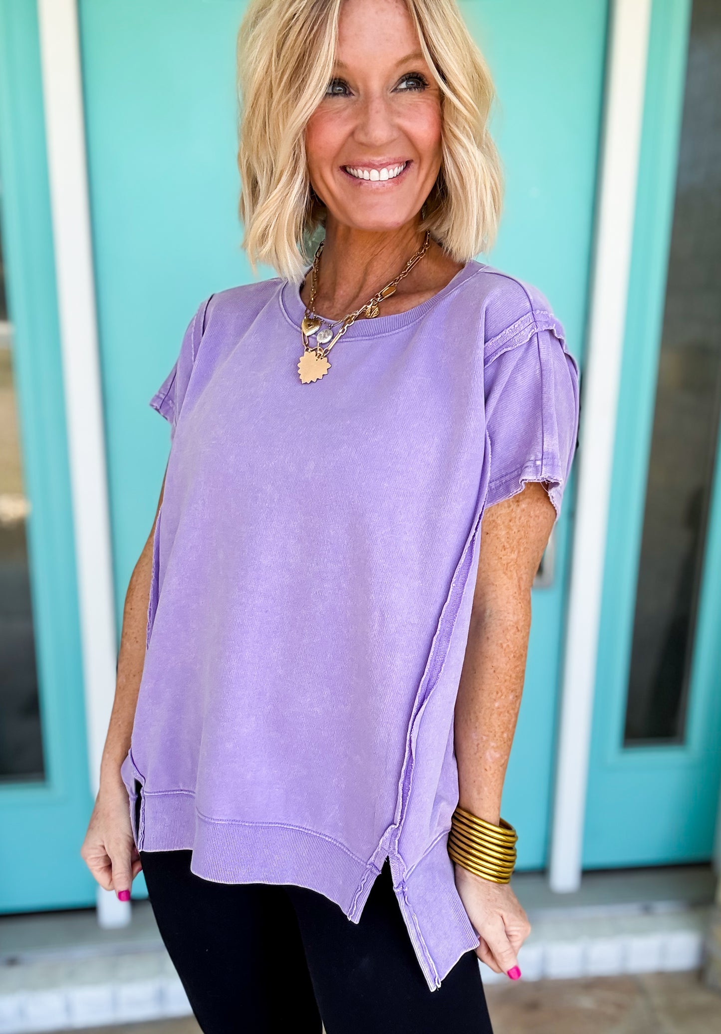 Sweet Tart Acid Washed Top