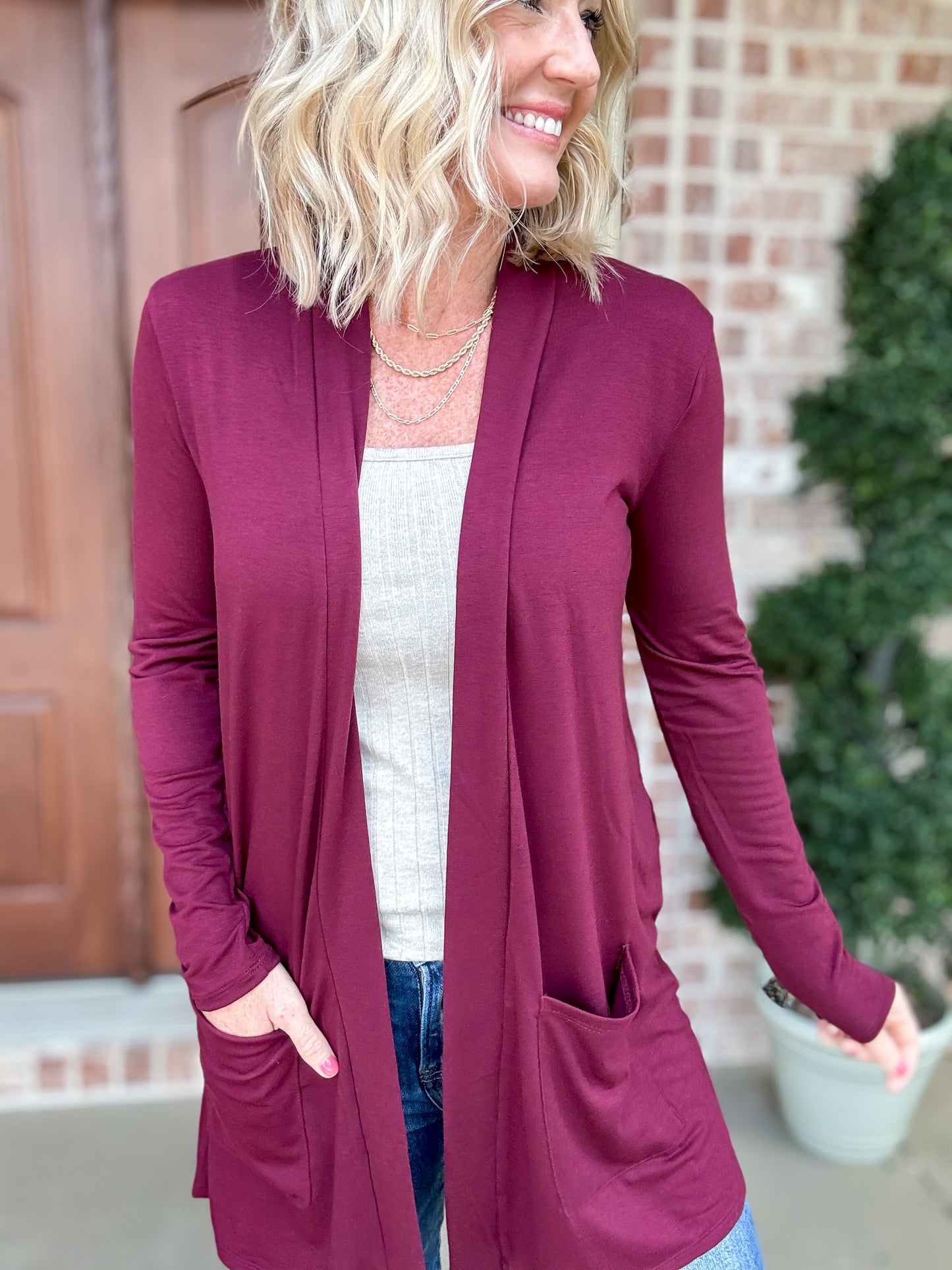 Saylor Slouchy Pocket Cardigan