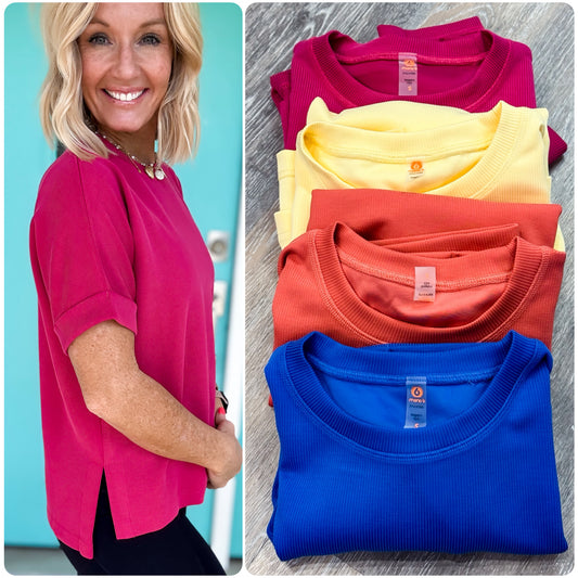 The Best Ribbed Tee by Mono B