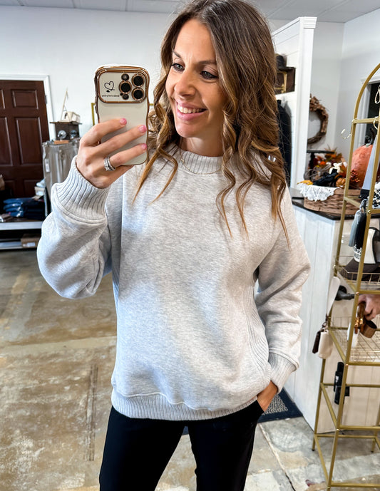 The Classic Ribbed Crew Sweatshirt 2024