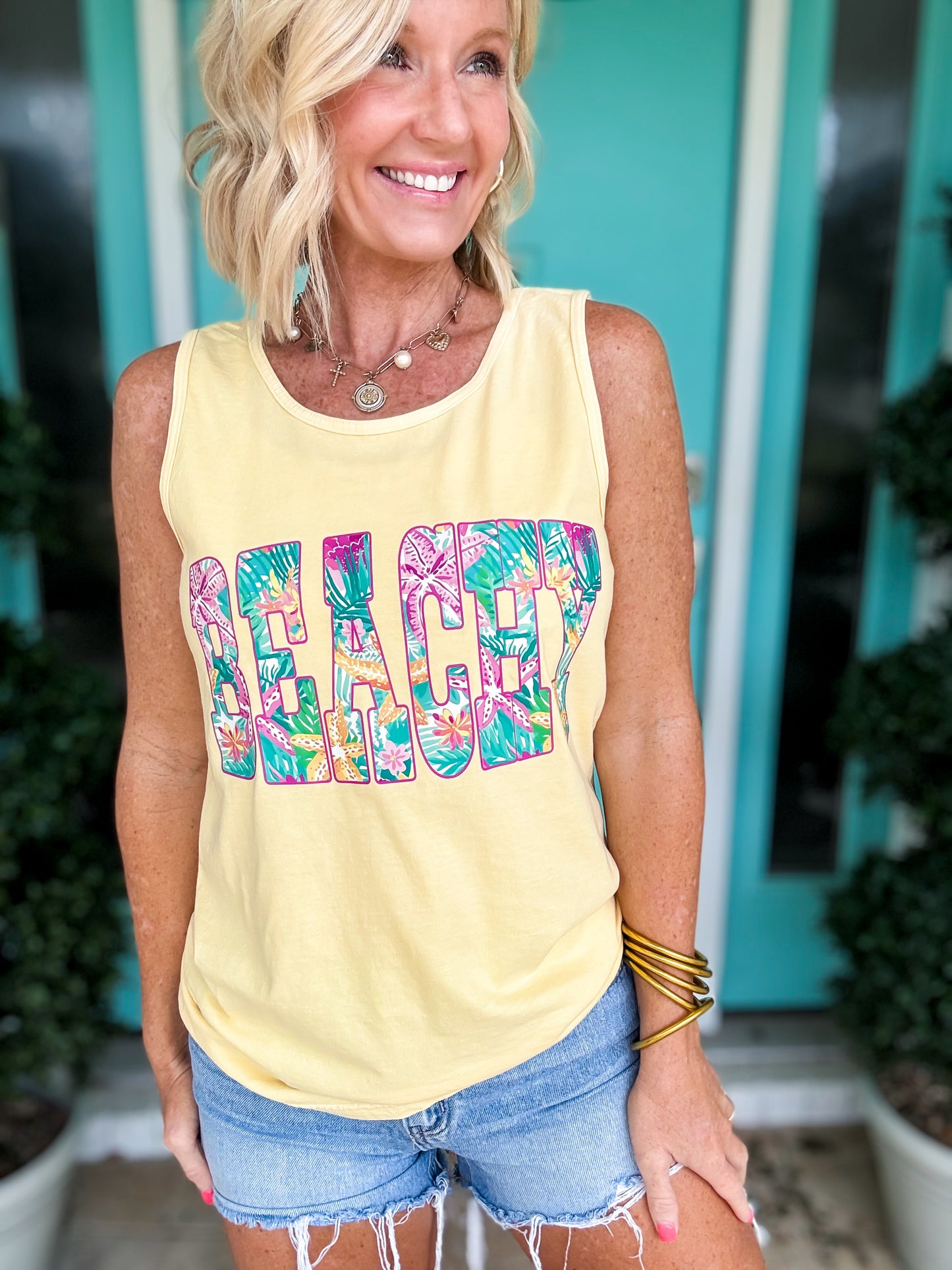 Beachy Floral Tank