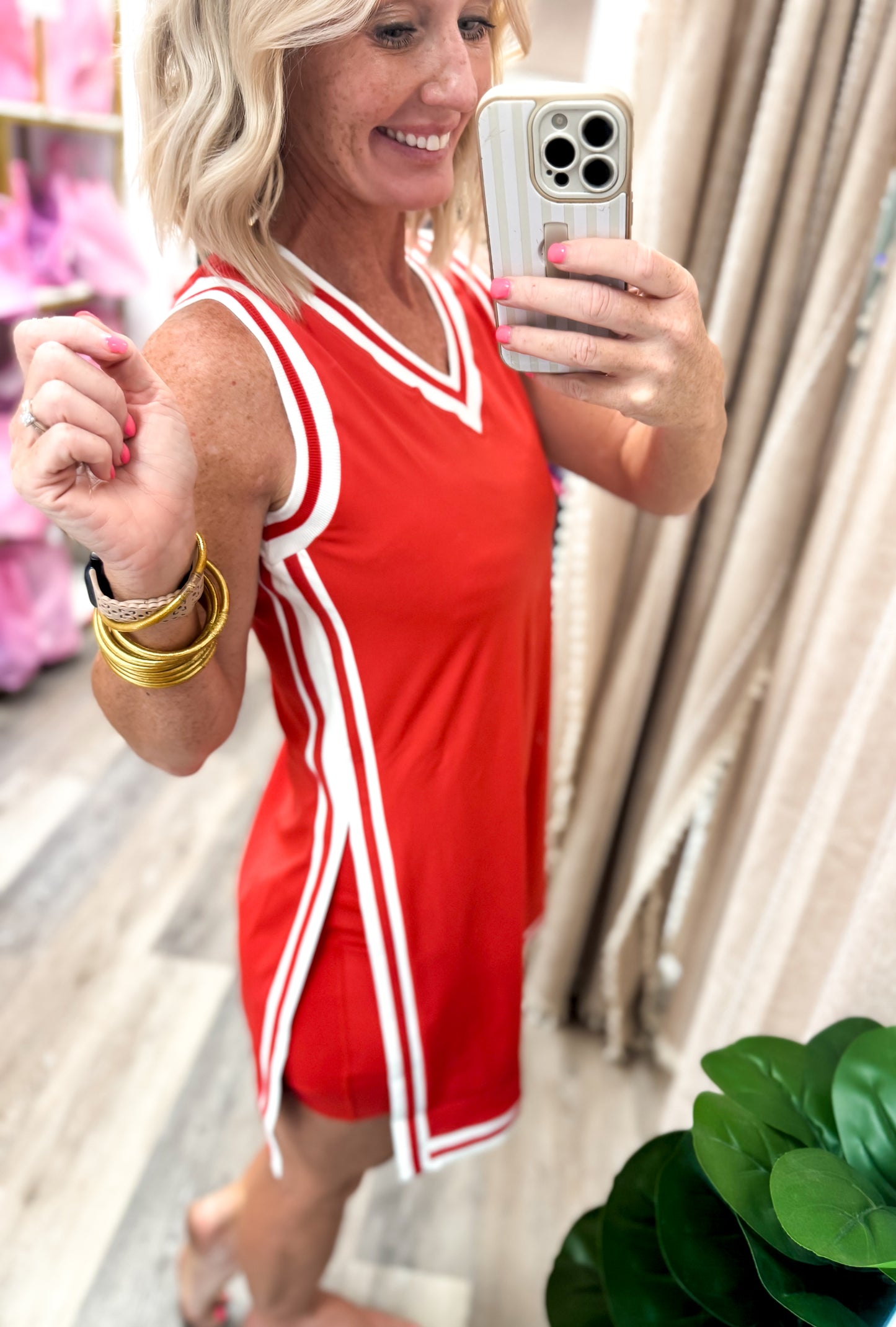 Sideline Tunic Biker Short Set | LUXE Material