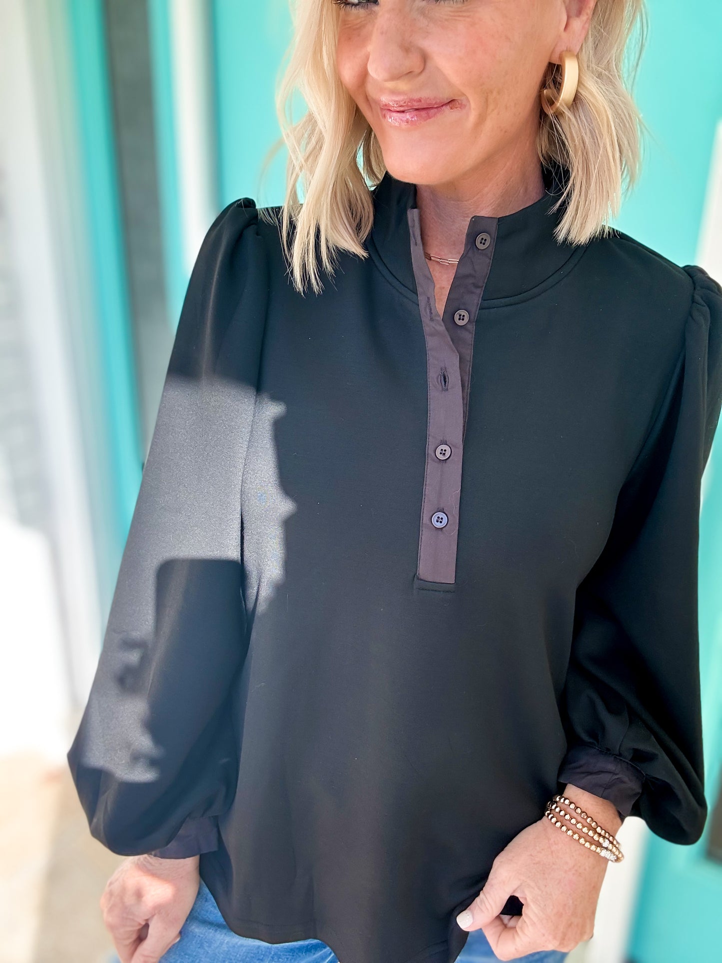 Mock Elegance Scuba Top