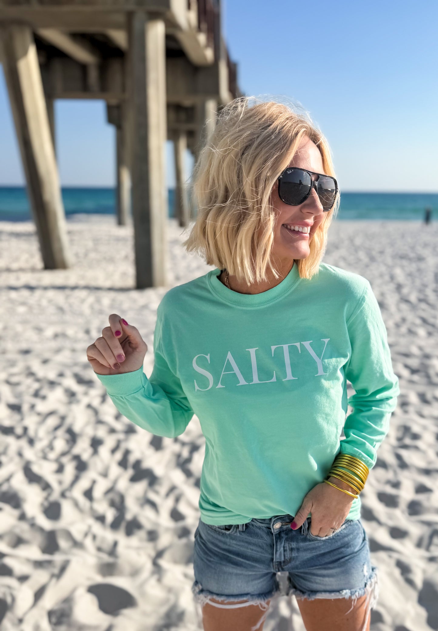SALTY Comfort Colors LS Tee