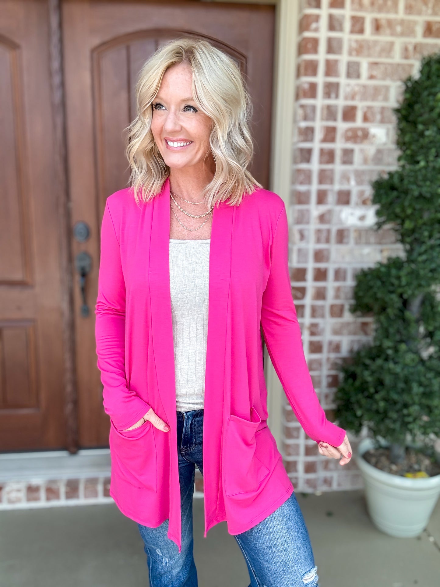 Saylor Slouchy Pocket Cardigan