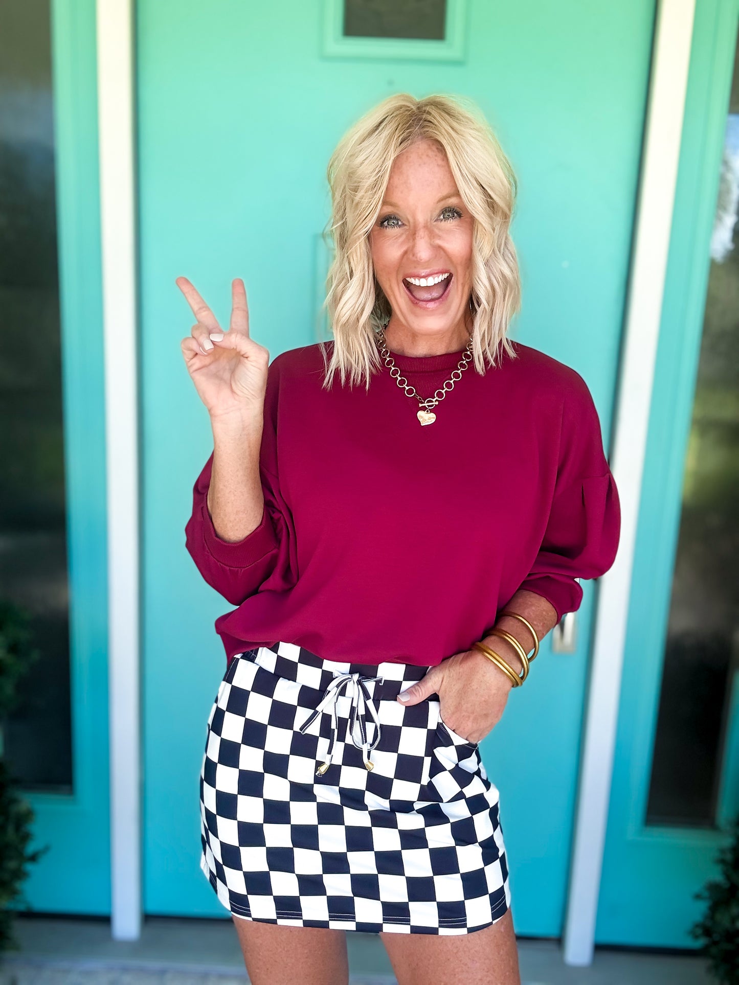 Check Mate Skort | Black