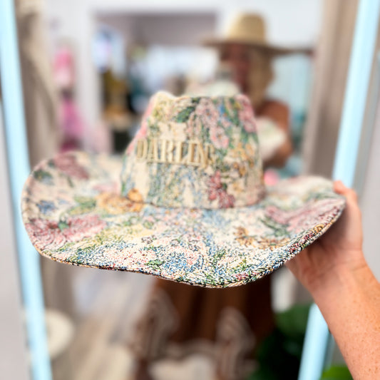 Floral Darlin Hat