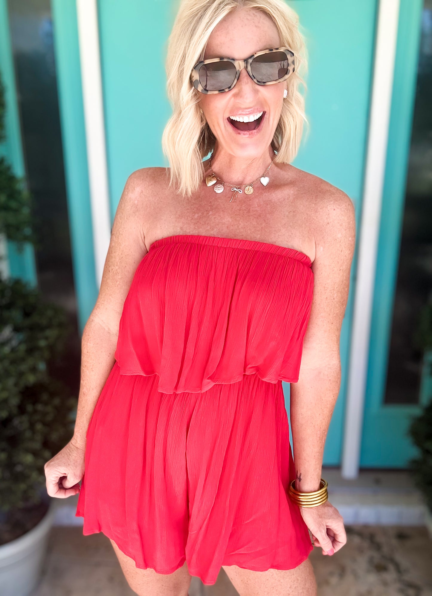 Red Hot Romper