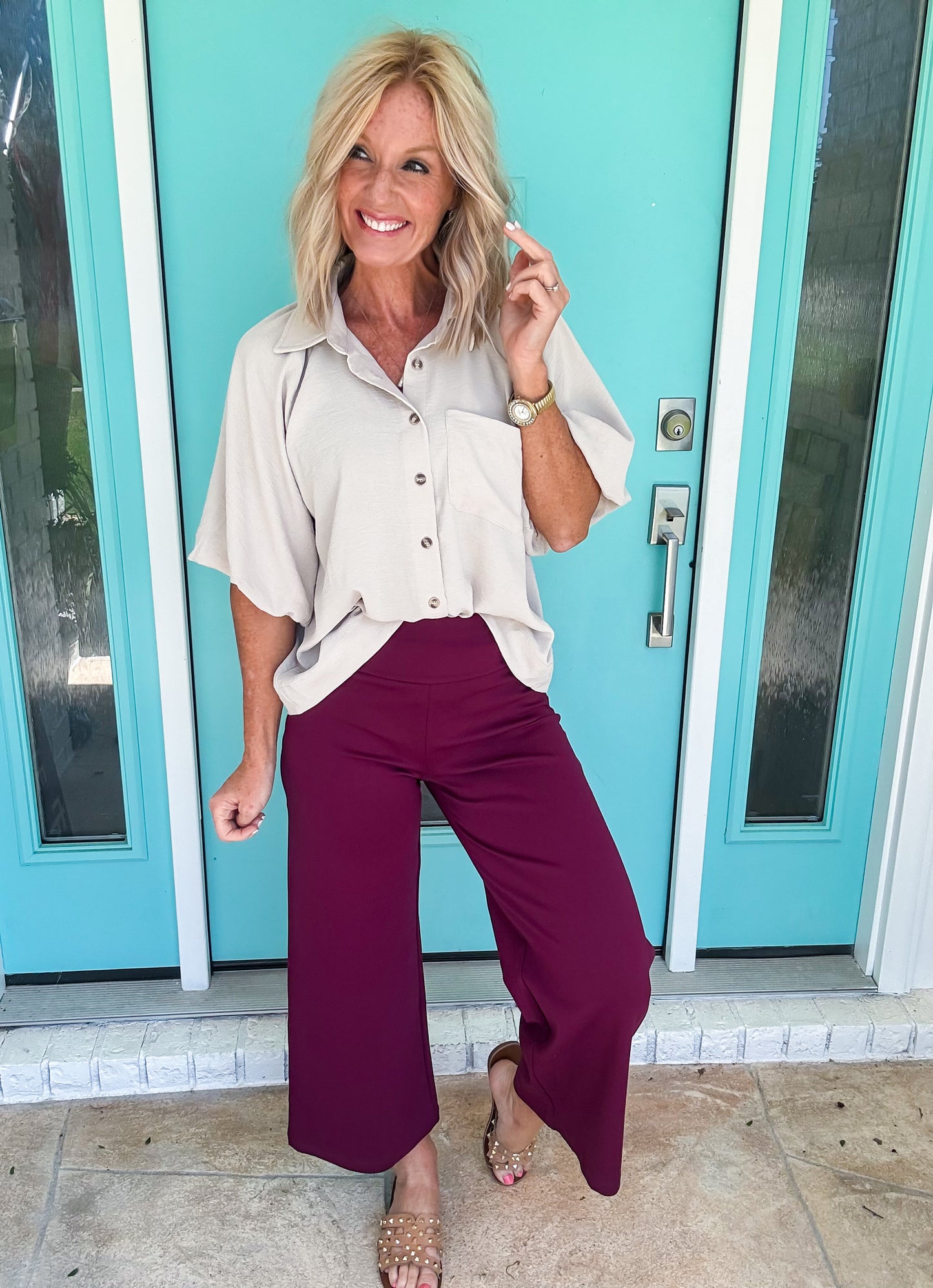 Bella Wide Leg Flex Dress Pants *stretch*