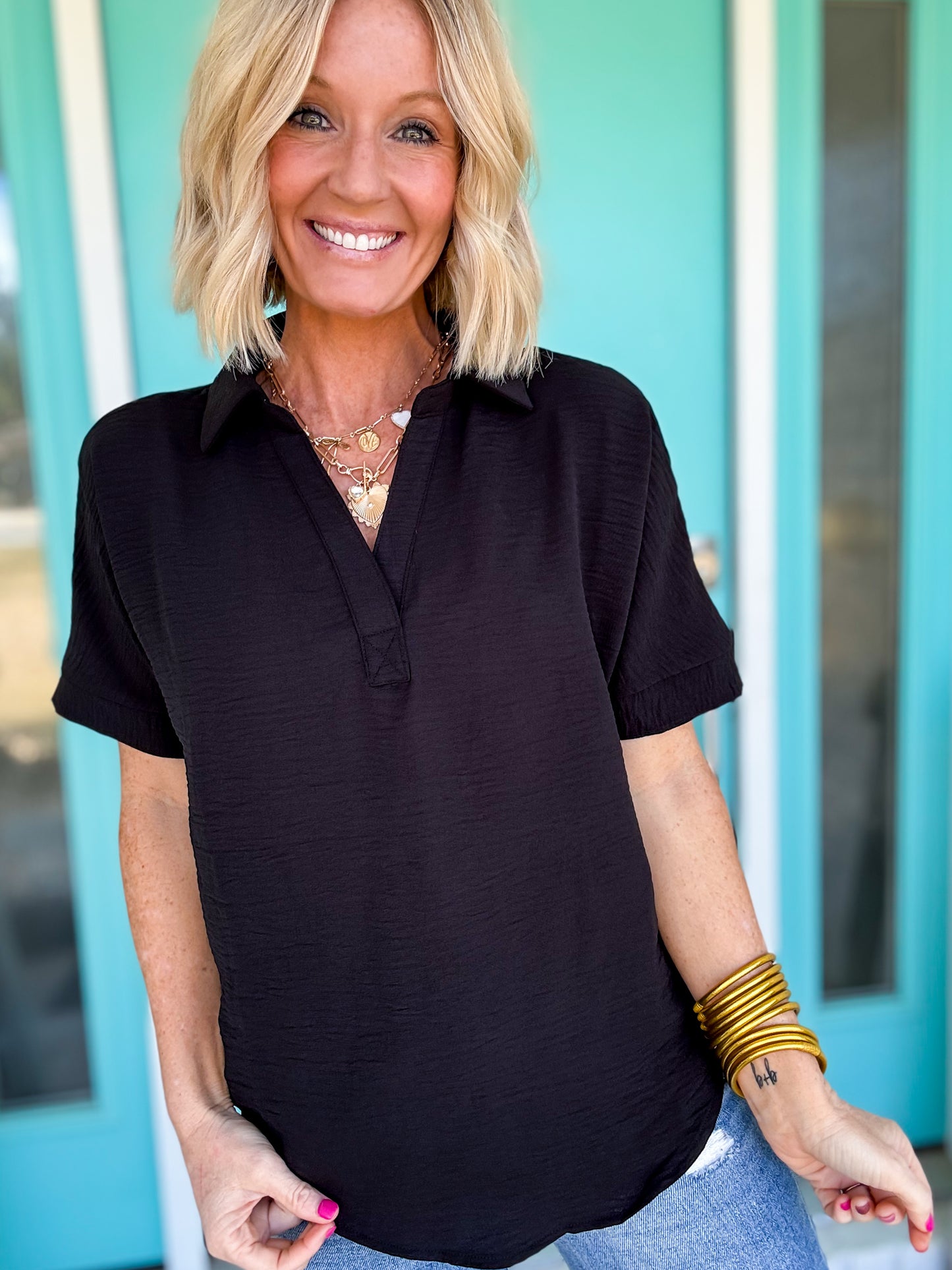 Breeze Through Work Blouse