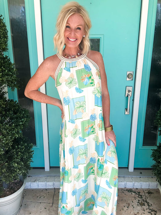 Seaside Stroll Maxi Dress