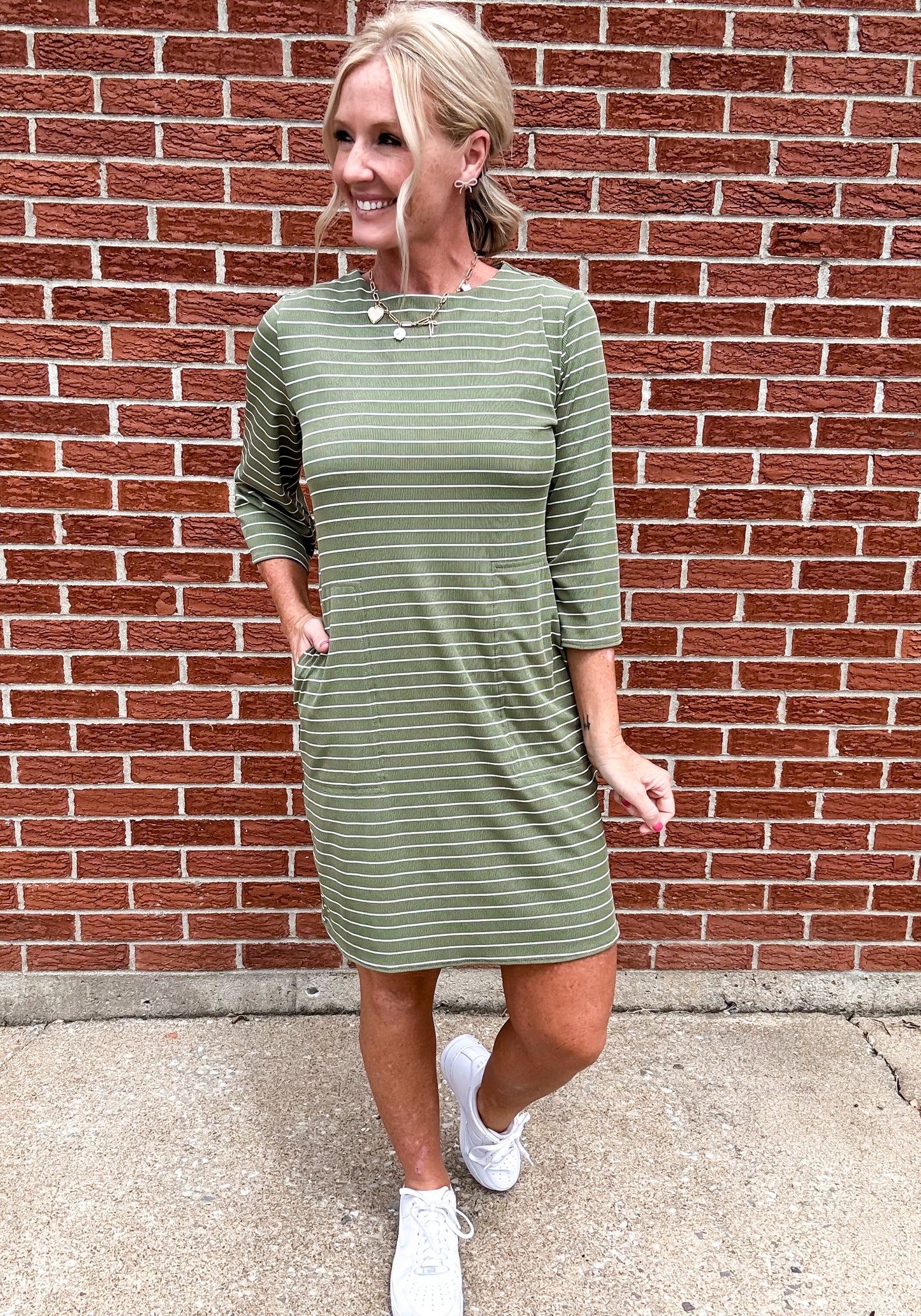 Falling Lines Dress