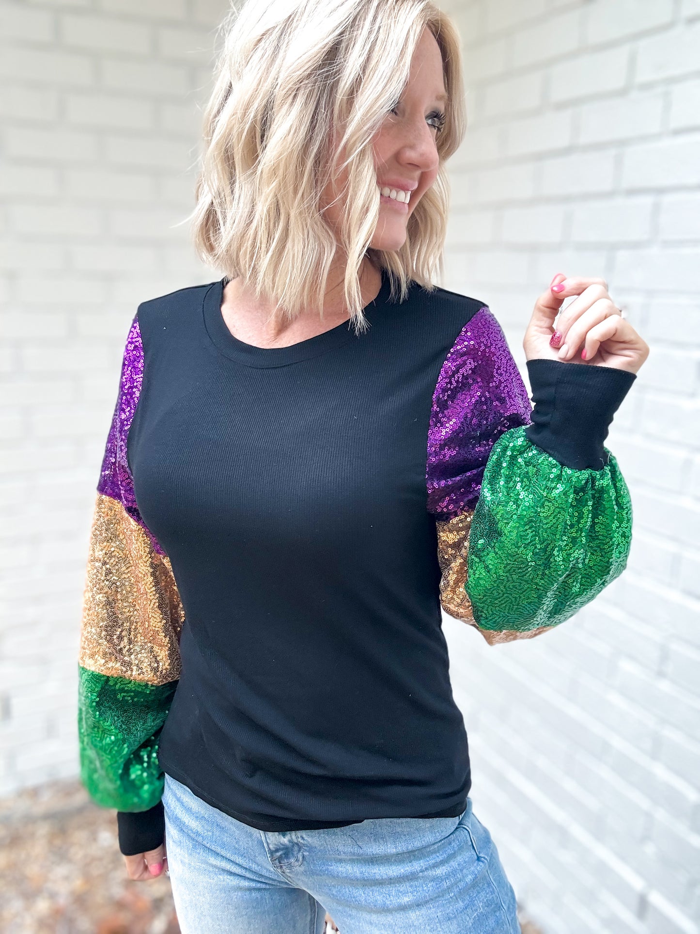 Shimmer Shimmer Parade Top