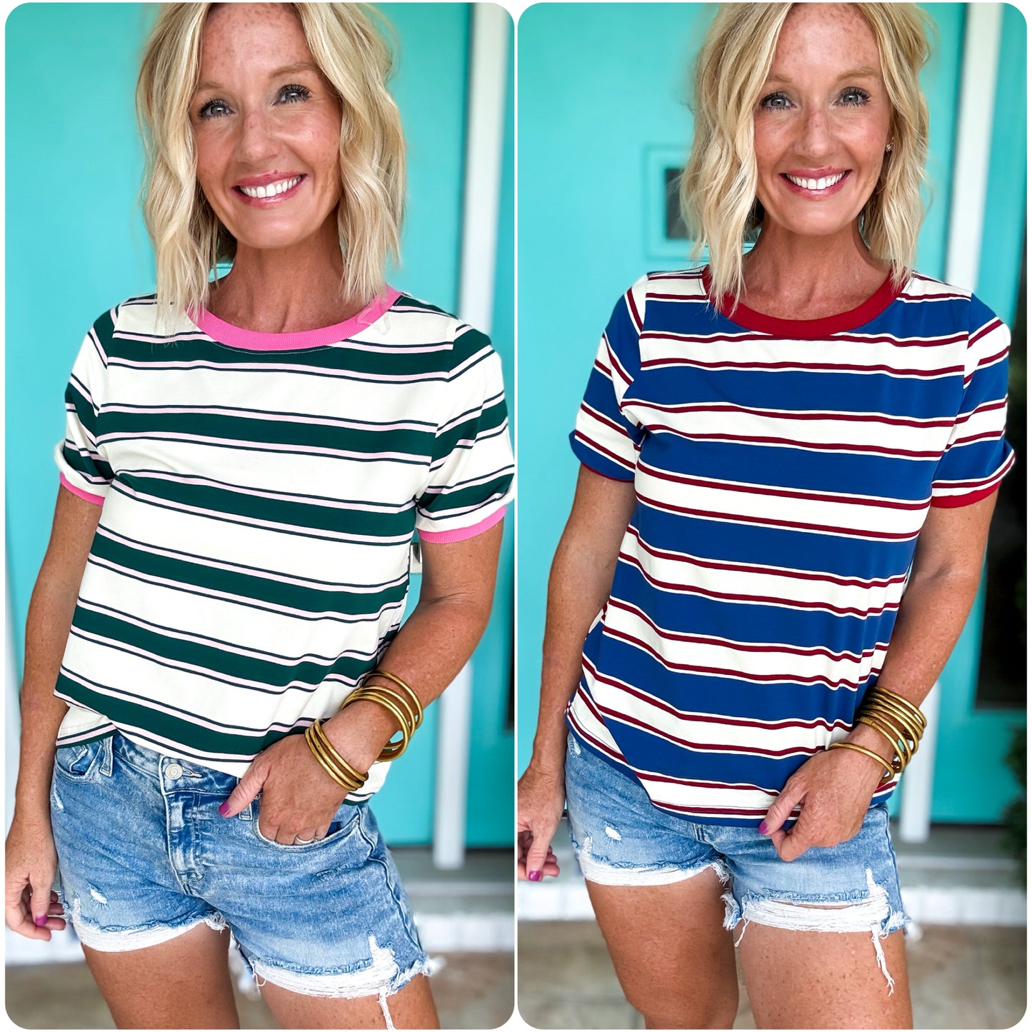 Classic Cotton Stripe Top