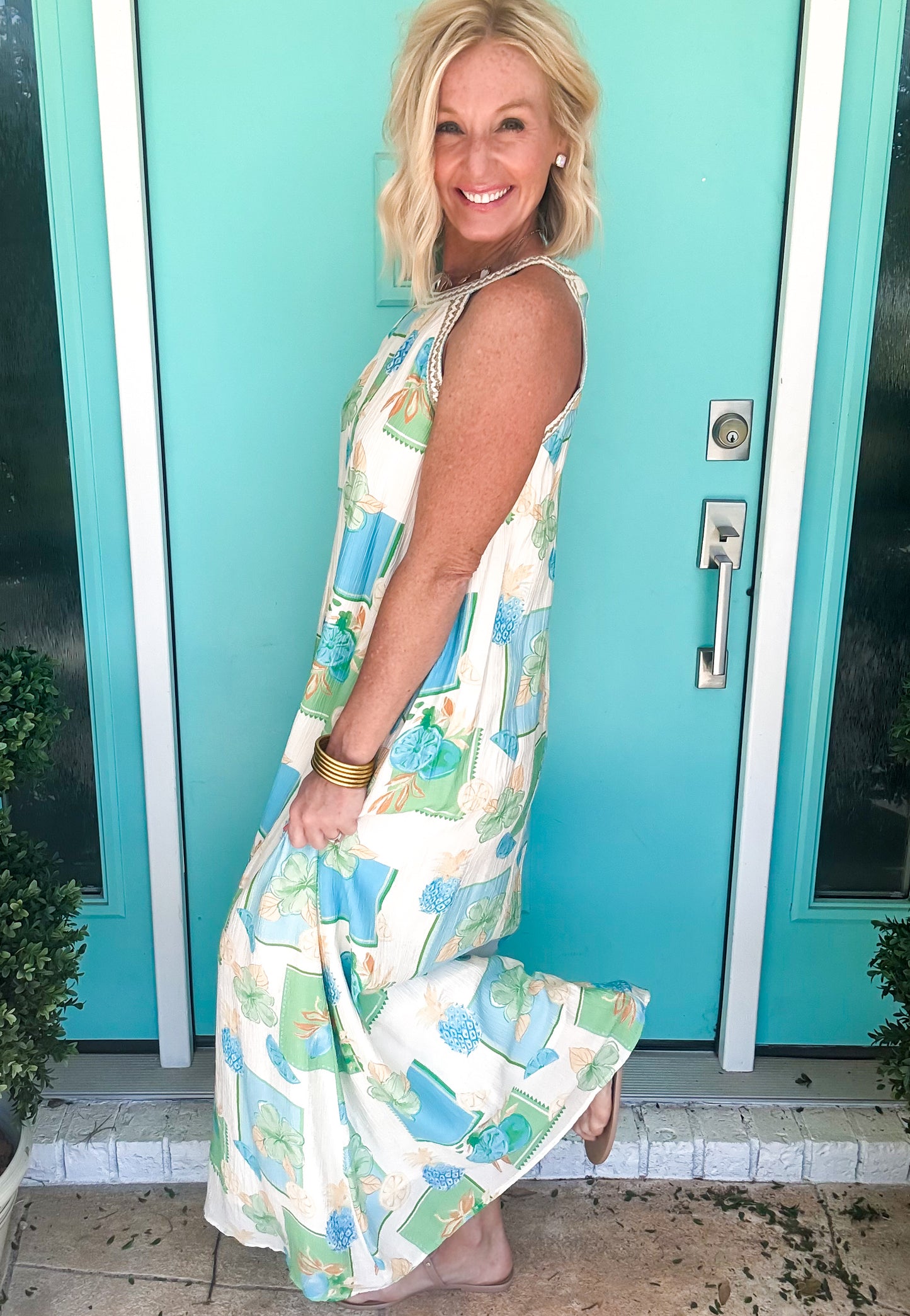 Seaside Stroll Maxi Dress