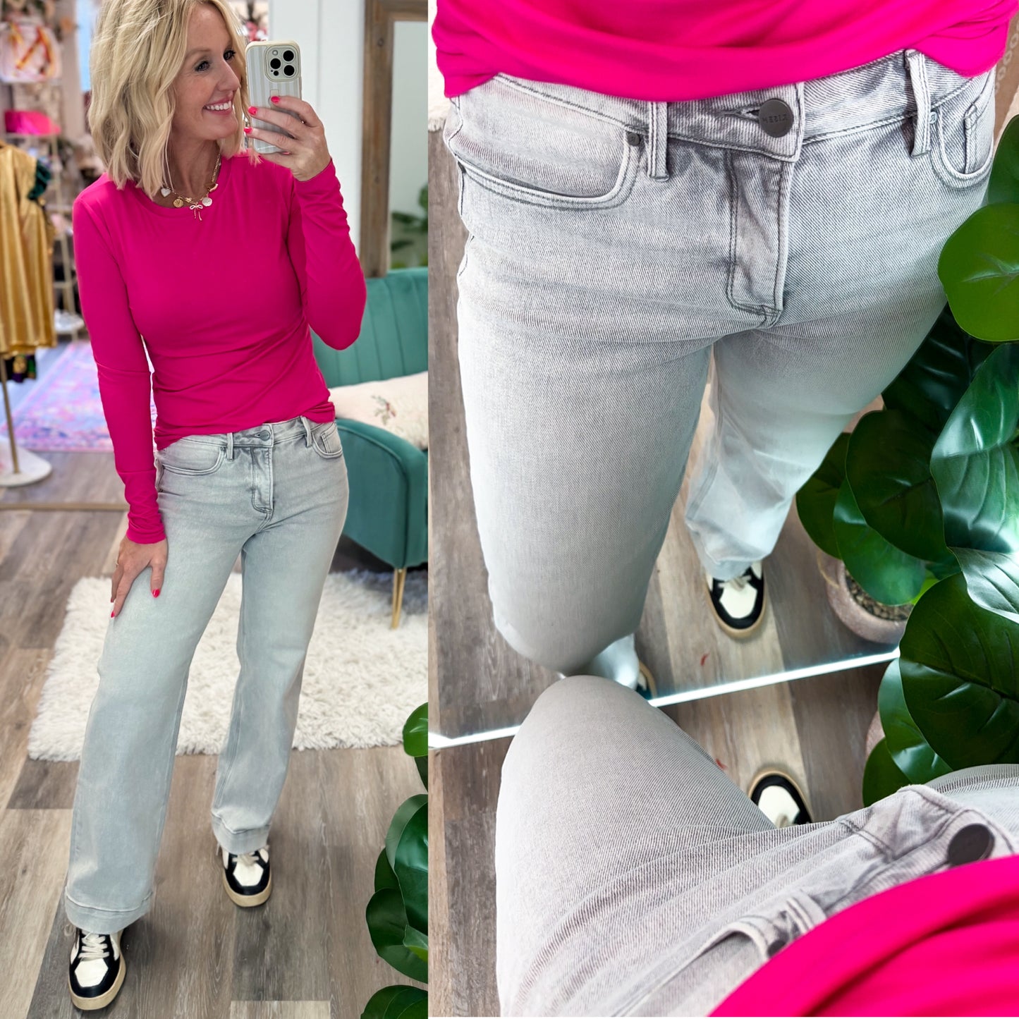 Coolstone Gray Washed Jeans