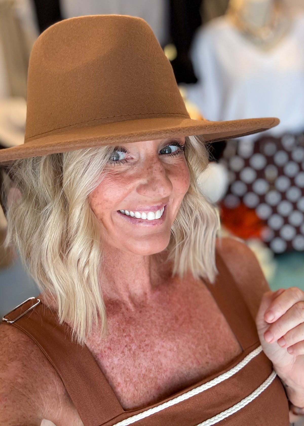 Wide Brim Fedora Hat