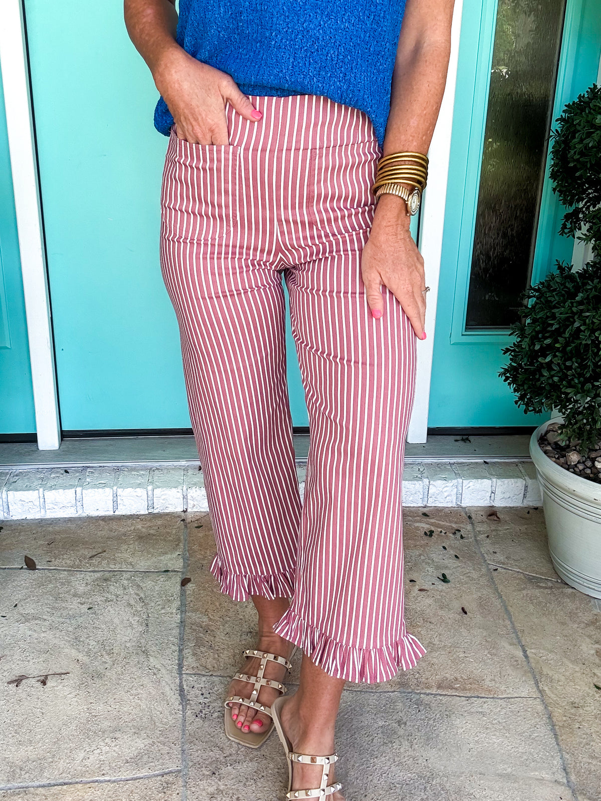 Ruffle Me Pink Pants