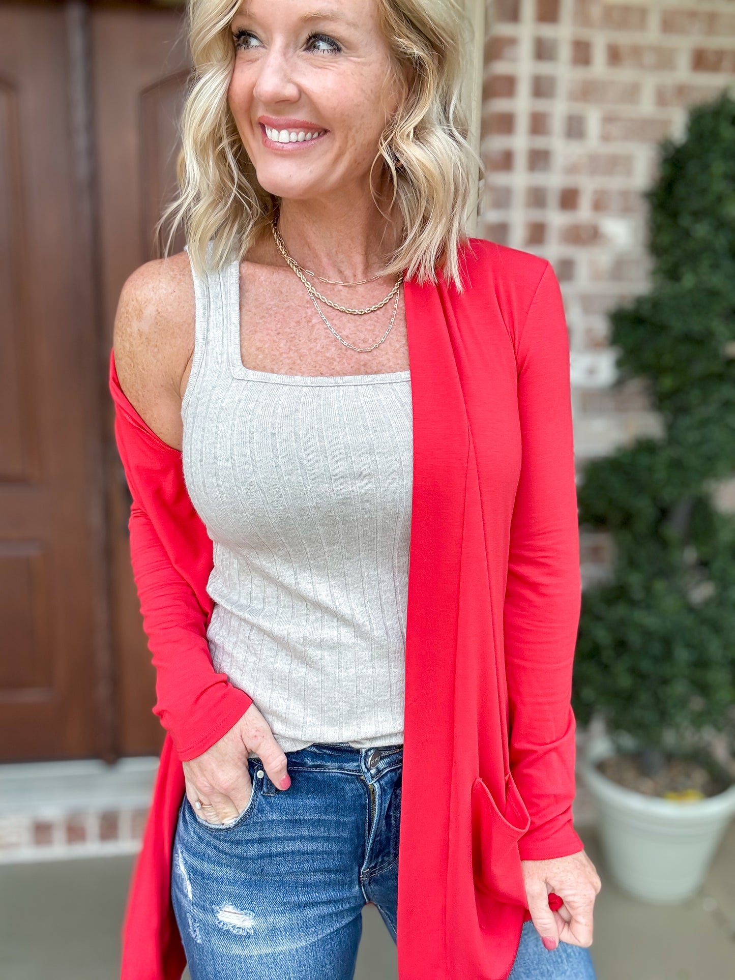 Saylor Slouchy Pocket Cardigan