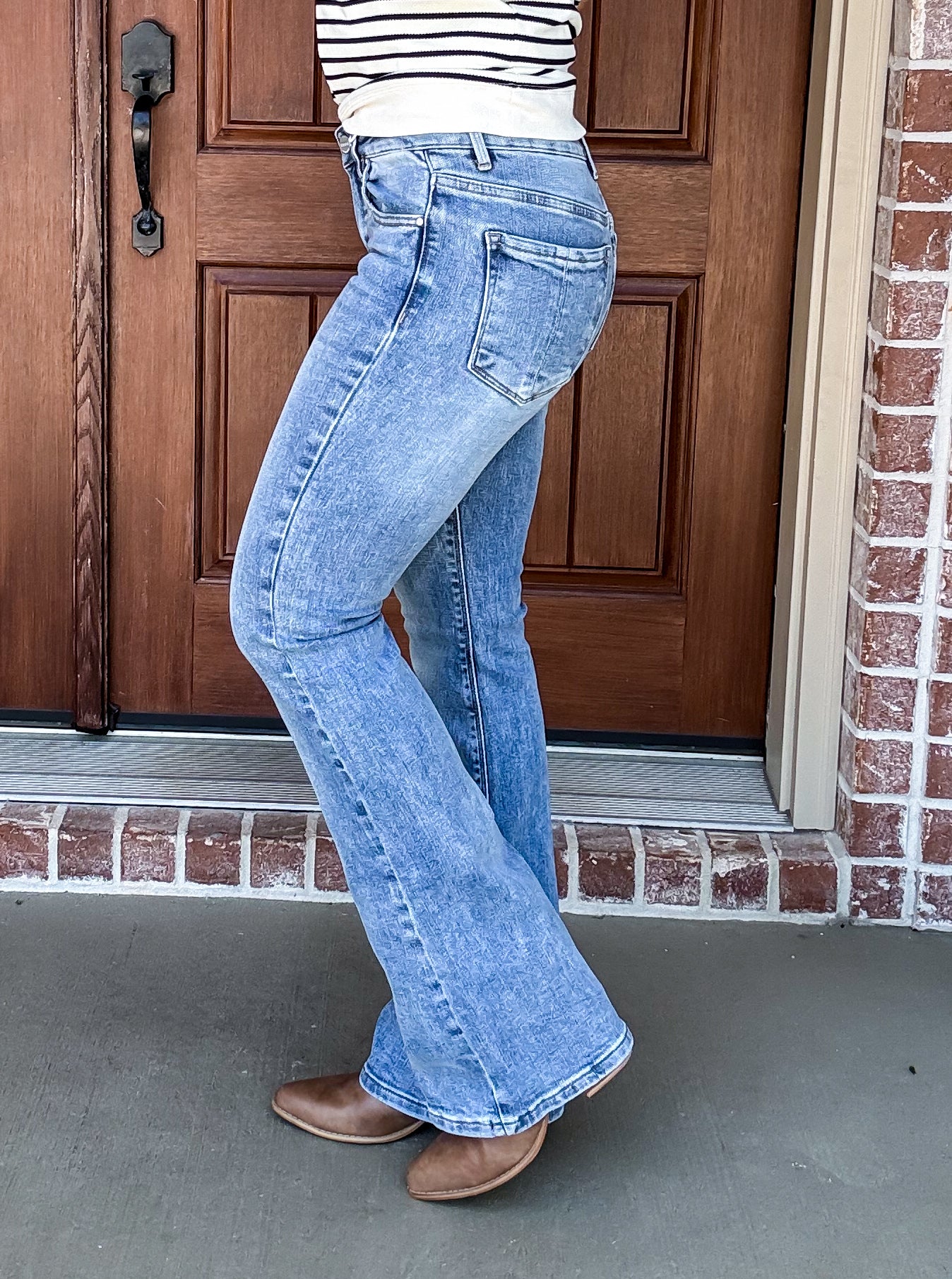 Madelyn Mid Rise Flare Jeans