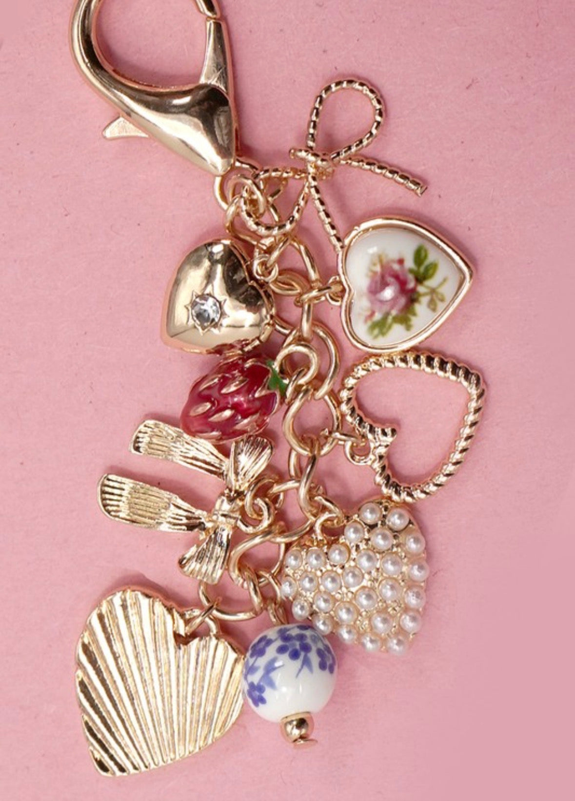Vintage Style Bag Charm