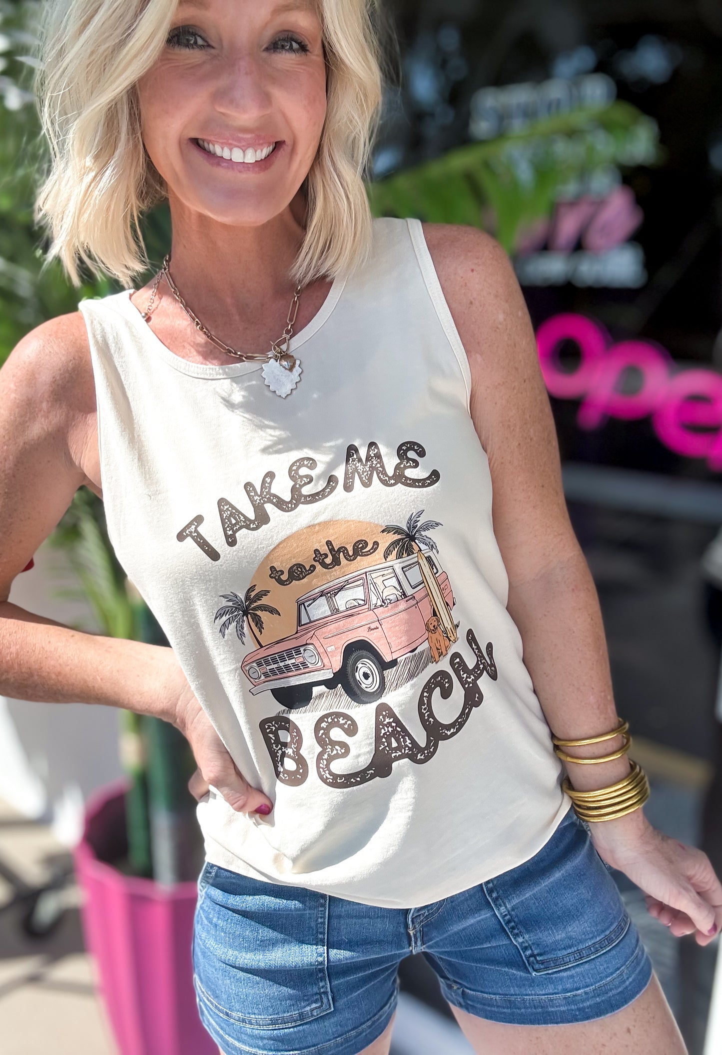 Take Me to the Beach Vintage Tee/Tank