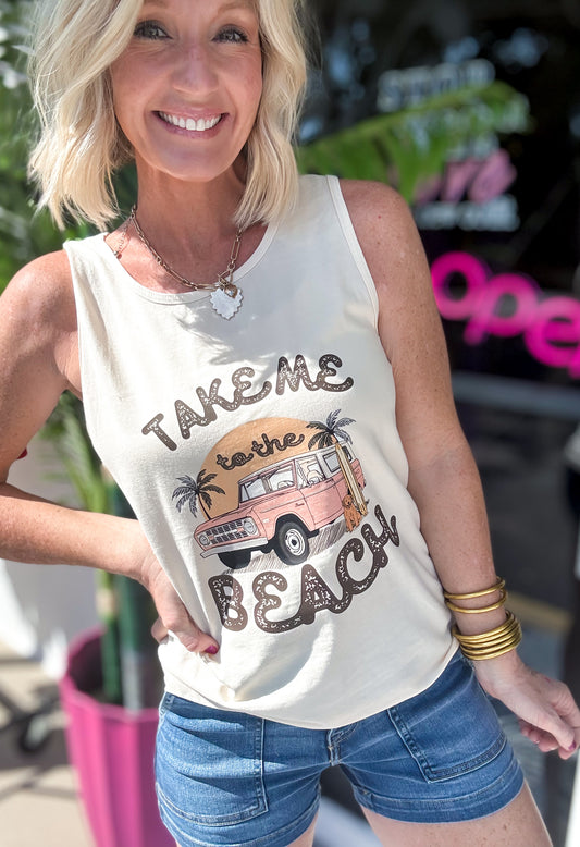 Take Me to the Beach Vintage Tee/Tank