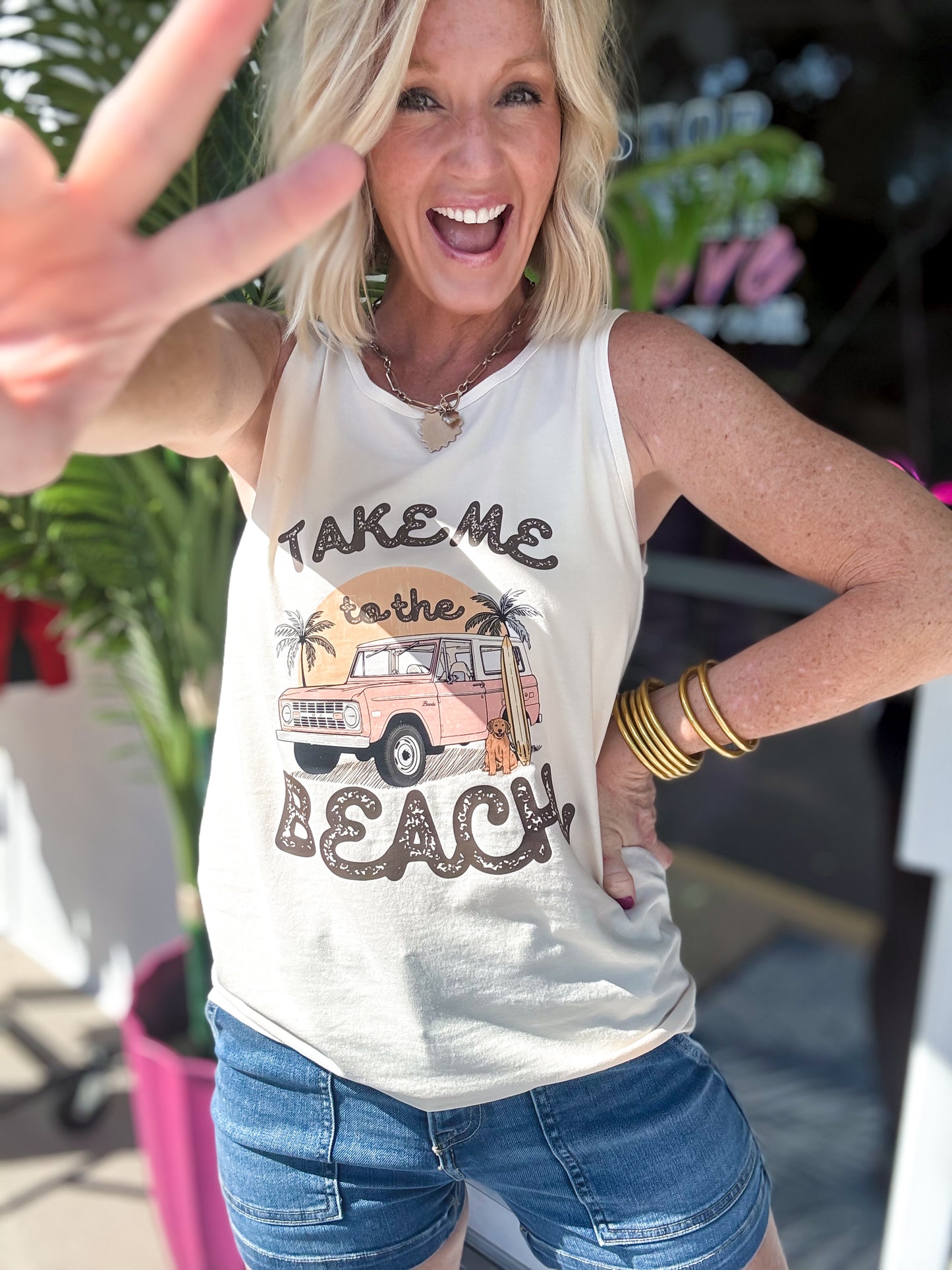 Take Me to the Beach Vintage Tee/Tank