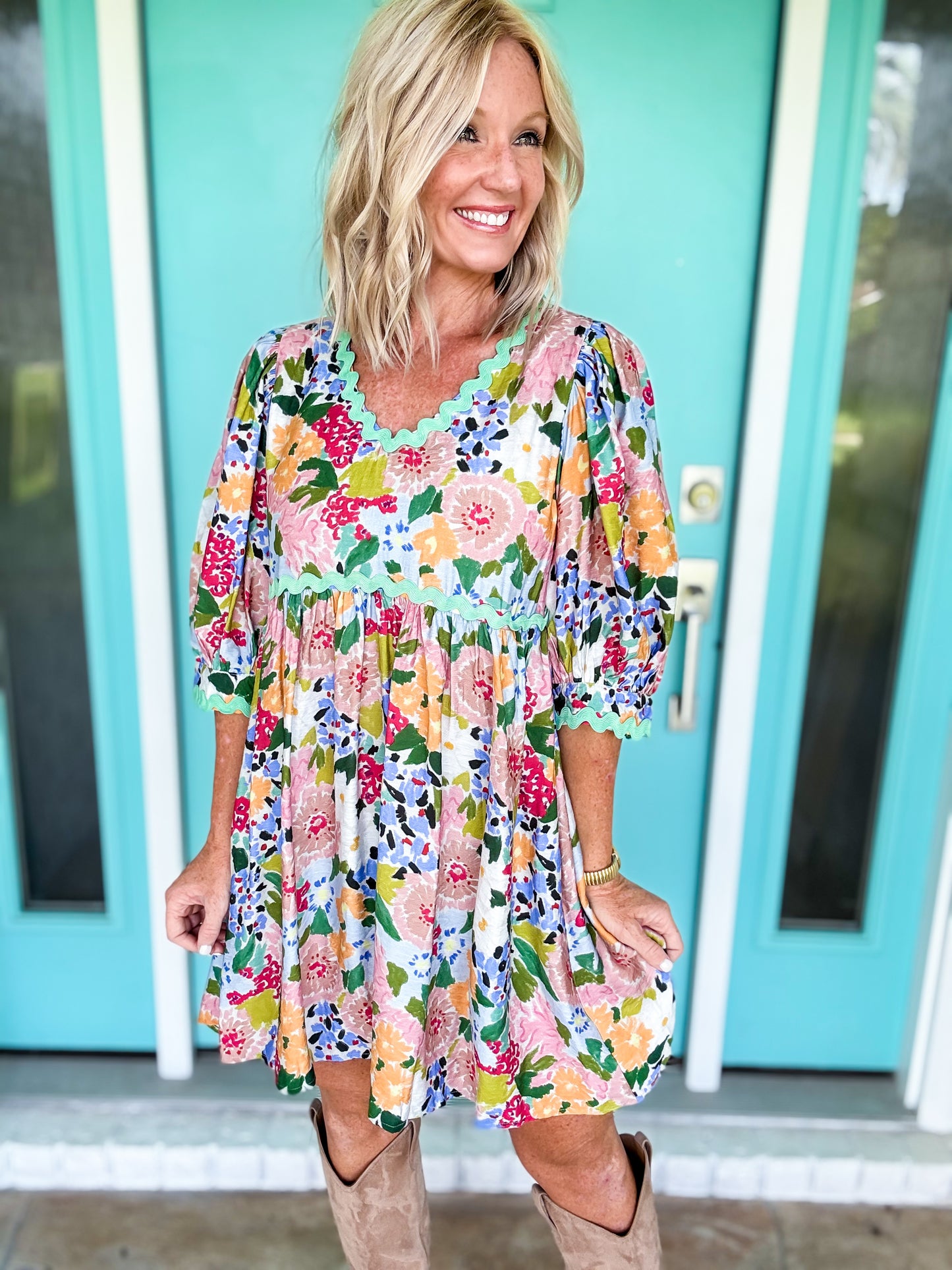Petal Mint Dress